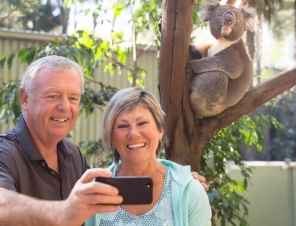 Selfie with a Koala